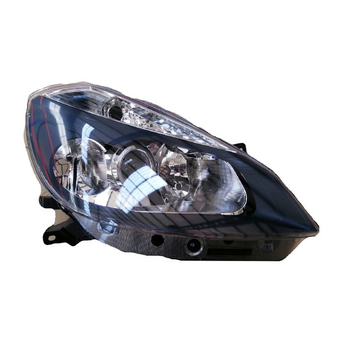 Renault Clio Mk 3 Headlight Electrical Black Inside Right