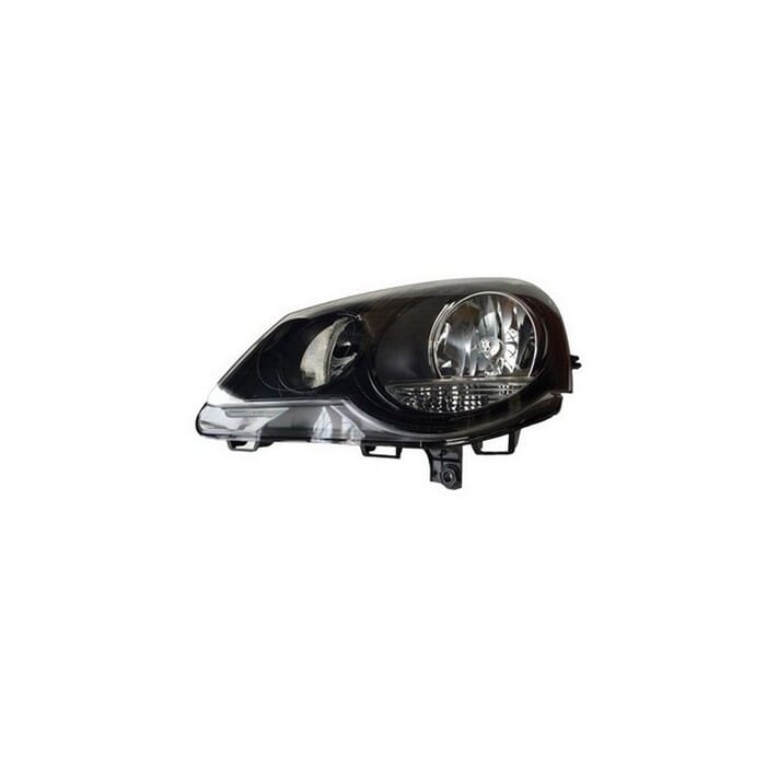 Volkswagen Polo Vivo Headlight Black Inside (depo) Left