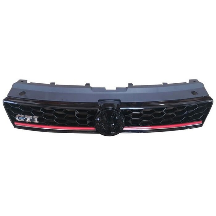 Volkswagen Polo Mk 7 Gti Main Grill With Red Beading