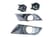 Ford Ranger T7 Fog Lamp Set With Grills