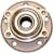 Volkswagen GOLF WHEEL HUB FRONT WITH BEARING 4 HOLE
