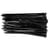 Topex 4.8mm x 200mm BLACK CABLE TIES (44E978)