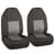 Universal Seat Cover 4X4 Black+Grey Front