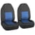 Universal Seat Cover Black+Blue 4X4 Front