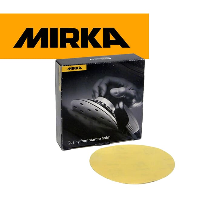 HB Body Mirka Velcro Disc 150mm X P80 (No Holes)