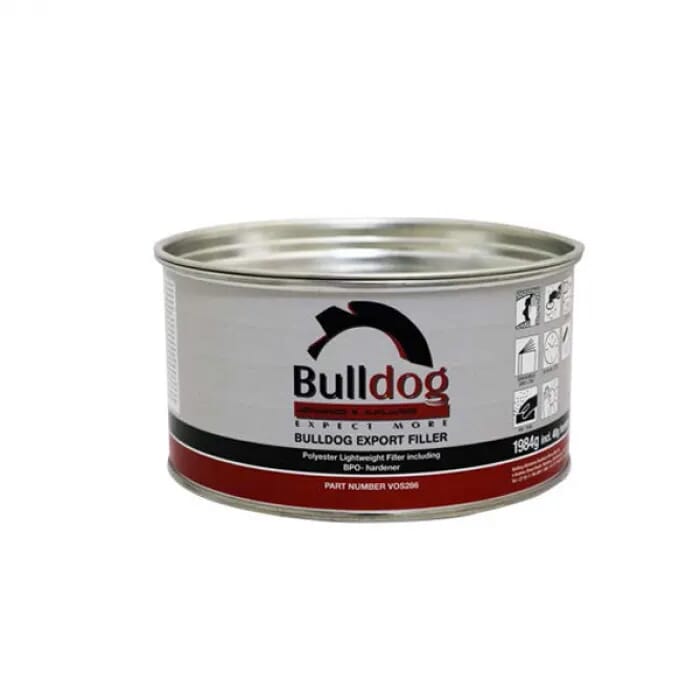 Fill Polyester Body Filler (incl. hardener) - Bulldog Abrasives