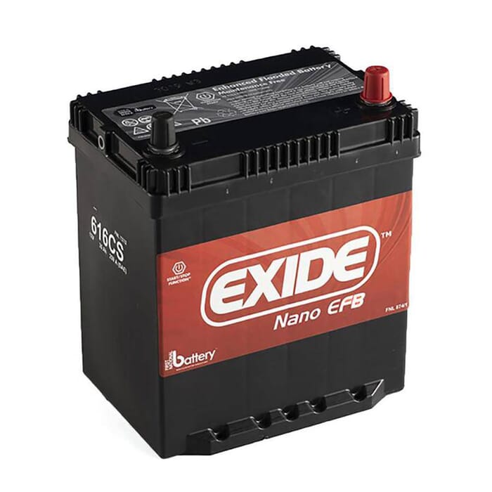 EXIDE BATTERY - EX616CS (EXIDE)