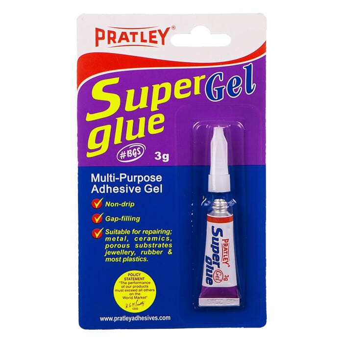 PRATLEY SUPER GLUE GEL - P98009 (PRATLEY)