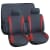 X-APPEAL SEAT COVER (6 PIECE) - RED [SE030]