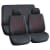 X-APPEAL SEAT COVER (6 PIECE) - RED [SE050]