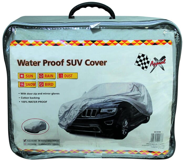 X-APPEAL SUV & BAKKIE (WITH CANOPY) COVER - WATERPROOF