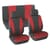 X-APPEAL SEAT COVER (6 PIECE) - RED