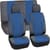 X-APPEAL SEAT COVER (6 PIECE) - BLUE