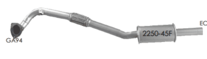 Chevrolet UTILITY 1.8i FRONT EXHAUST PIPE