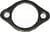 Universal OVAL FLANGE GASKET (2H10 46.5mm ID BORE | 64mm PCD)