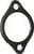 Universal OVAL FLANGE GASKET (2H10 51mm ID BORE | 70mm PCD)