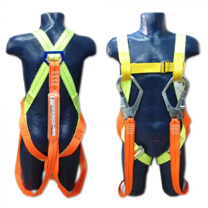 Pinnacle Safety Harness Double Lanyard Shock Absorber Full Body with SCAFFOLD hook