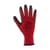 Tru touch Red Polyurethane Coated Gloves - Size Medium